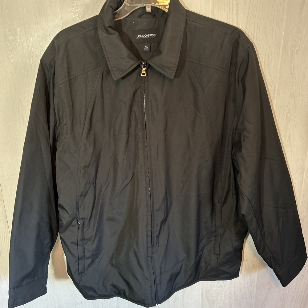 London Fog XL Men's‎ Classic Black Winter Jacket